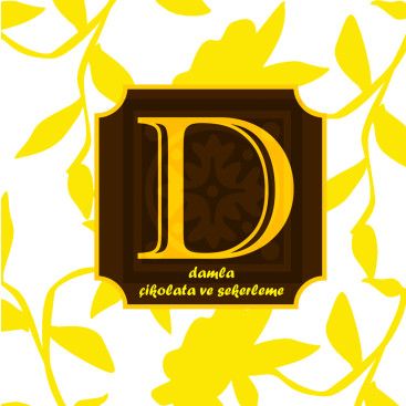 DAMLA Çikolata ve Şekerleme logo tasarım yarışmasına tasarımcı dilaraa tarafından sunulan  tasarım 