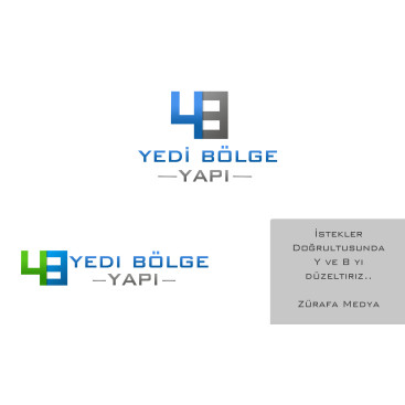 İnşaat firmamız için logo tasarımı yarışmasına tasarımcı zürafamedya tarafından sunulan  tasarım 