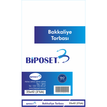 BAKKALİYE TORBASI  DIŞ AMBALAJ TASARIMI yarışmasına tasarımcı ErcanH tarafından sunulan  tasarım 