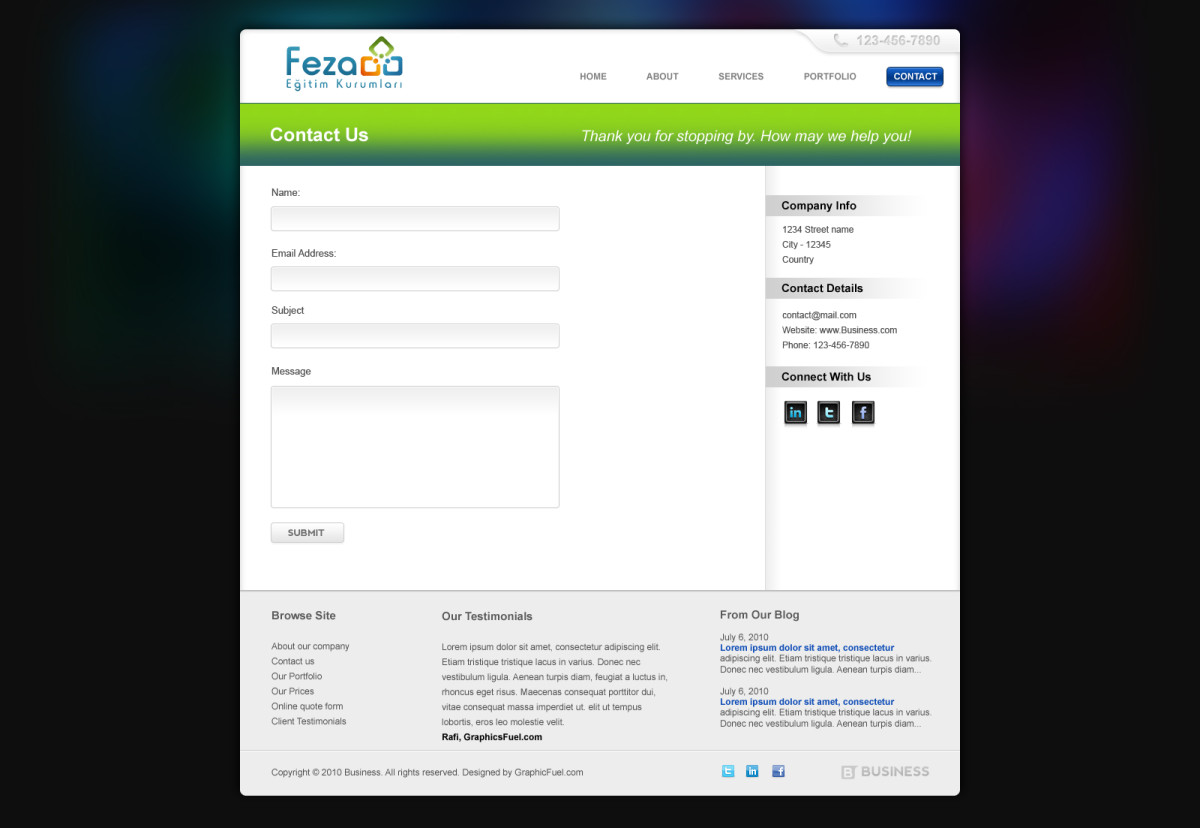 Tasarlayan RΛPİDO-Özel Okul Web Sitesi