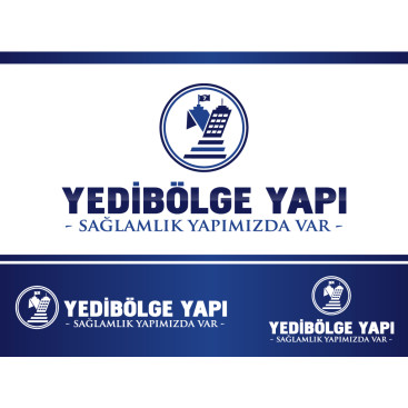 İnşaat firmamız için logo tasarımı yarışmasına tasarımcı volkanKocaman tarafından sunulan  tasarım 