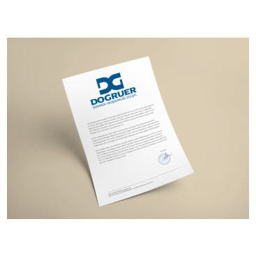 DOĞRUER KURUMSAL KİMLİK ÇALIŞMASI yarışmasına tasarımcı wAres tarafından sunulan  tasarım 