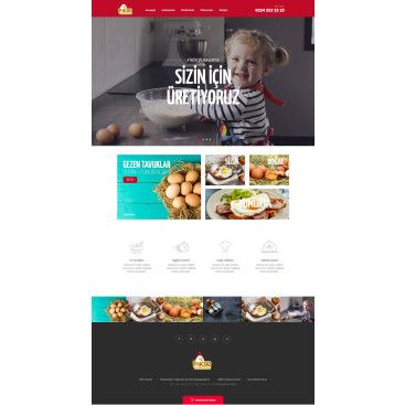 YUMURTA FİRMAMIZA WEB TASARIM yarışmasına tasarımcı mustafabpamuk tarafından sunulan  tasarım 