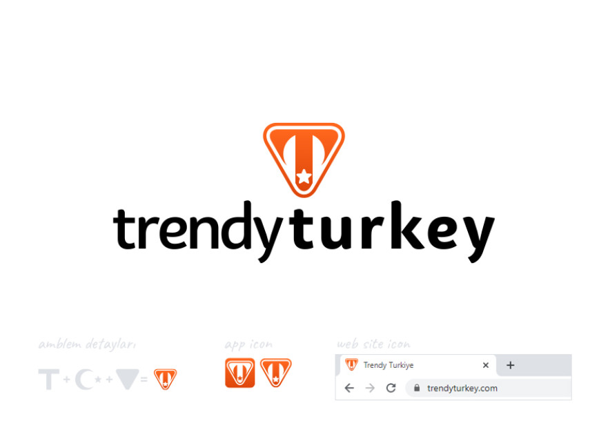 Trendy Turkey Kurumsal Logo Calismasi yarışmasına tasarımcı mgyknt tarafından sunulan  tasarım 