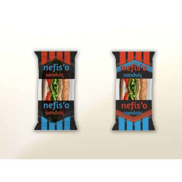 Nefis'o Paketlenmiş Sandviç yarışmasına tasarımcı Mucize ★☆✮✯★ tarafından sunulan  tasarım 
