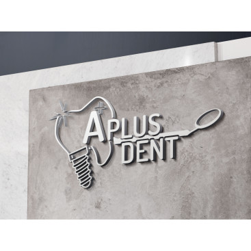 Diş klinigi logosu yarışmasına tasarımcı melihonur tarafından sunulan  tasarım 