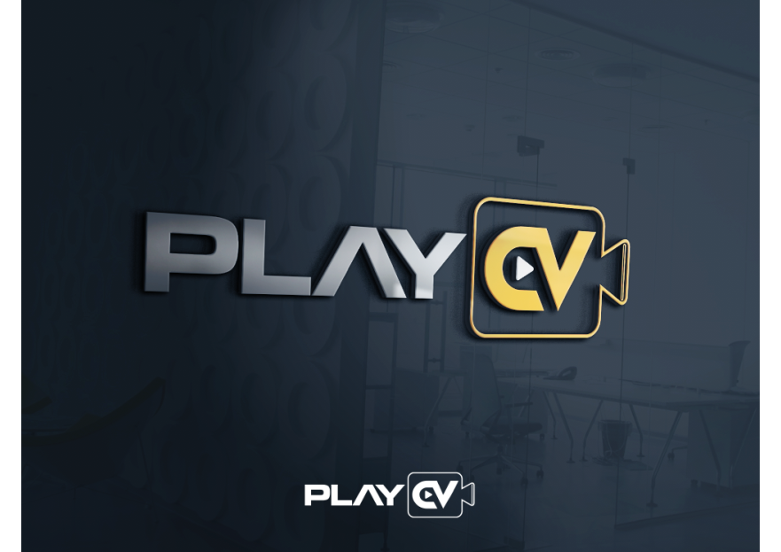 Videolu CV platformu için logo tasarımı yarışmasına tasarımcı GCLONR tarafından sunulan  tasarım 