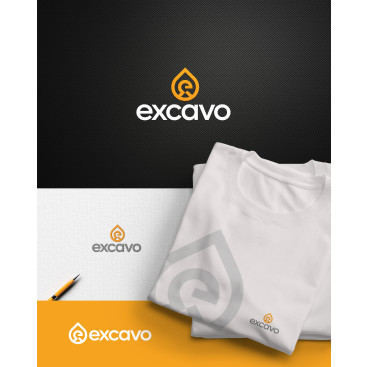 Excavo Startup'ı İçin Logo Tasarımı yarışmasına tasarımcı yeliztasarım tarafından sunulan  tasarım 
