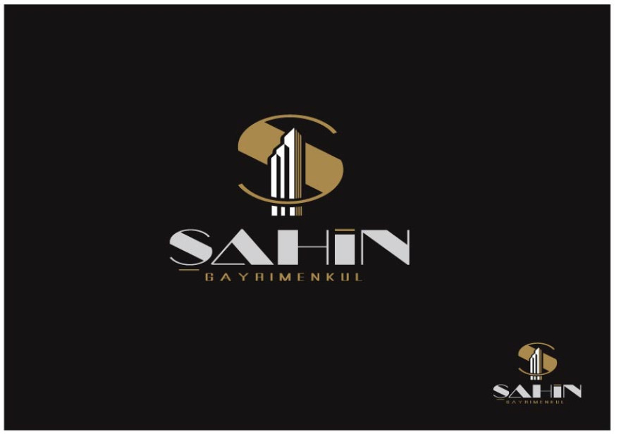 Şahin Gayrimenkul Logo + Kurumsal Kimlik yarışmasına tasarımcı Chiwely tarafından sunulan  tasarım 