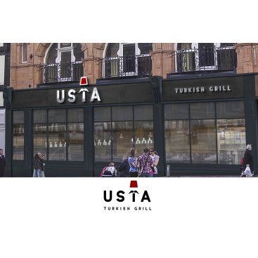 İngiltere'de Türk Restoranı -Tabela Logo yarışmasına tasarımcı ESA tarafından sunulan  tasarım 