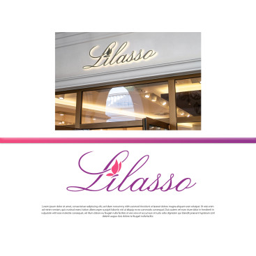 ''LİLASSO'' MARKASI İÇİN LOGO-KARTVİZİT yarışmasına tasarımcı Etrah™ tarafından sunulan  tasarım