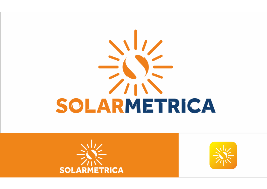 solarmetrica.com İçin Yenilikçi Logo yarışmasına tasarımcı ErcanH tarafından sunulan  tasarım 
