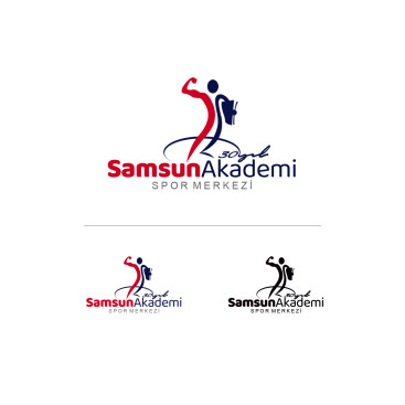 Samsun Akademi markasını oluşturmak  yarışmasına tasarımcı grafikodam tarafından sunulan  tasarım