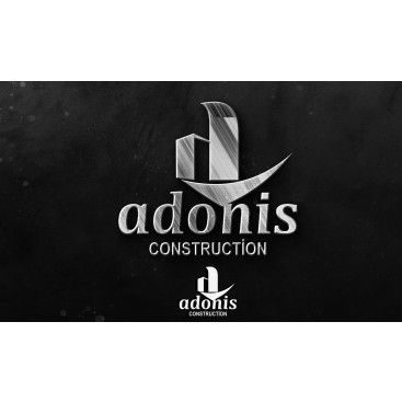 Adonis Construction Logo Tasarımı yarışmasına tasarımcı elifgrafikdesign tarafından sunulan  tasarım 