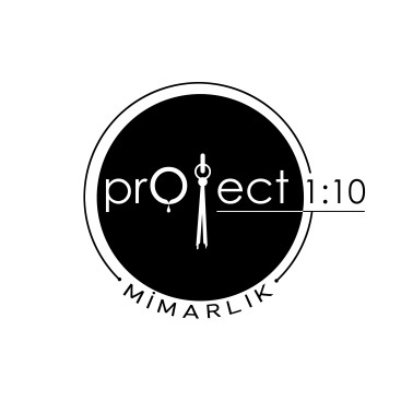 ‘PROJECT 1/10’ mimarlık firması logosu ! yarışmasına tasarımcı grafiker mk tarafından sunulan  tasarım 