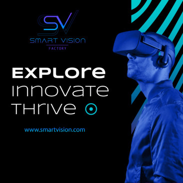 Smart Vision Factory için Logo Tasarımı yarışmasına tasarımcı Melis Demir tarafından sunulan  tasarım