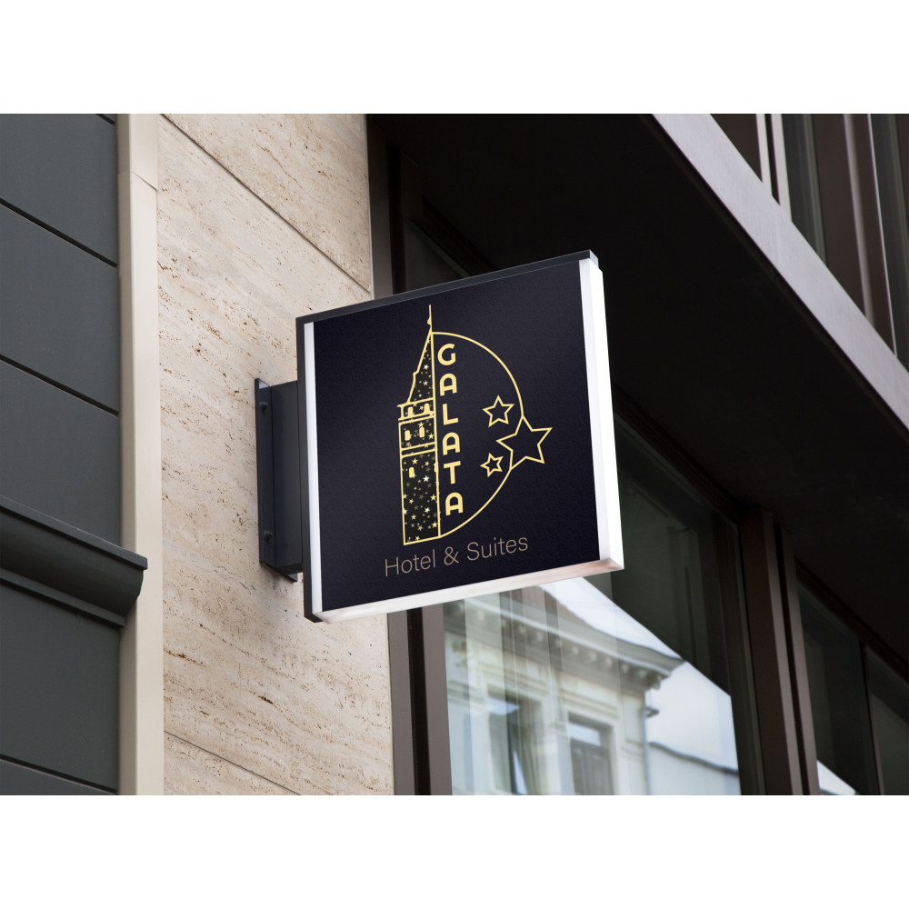 Galata Hotel & Suites Logo tasarımı yarışmasına MRS.KOCABIYIK tarafından girilen tasarım