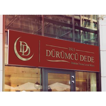 Sade ve klas bir tabela  yarışmasına tasarımcı A.Güler tarafından sunulan  tasarım 