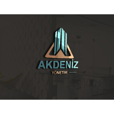 AKDENİZ YÖNETİM LOGO TASARIMI yarışmasına tasarımcı Yüzbaşıkara tarafından sunulan  tasarım 