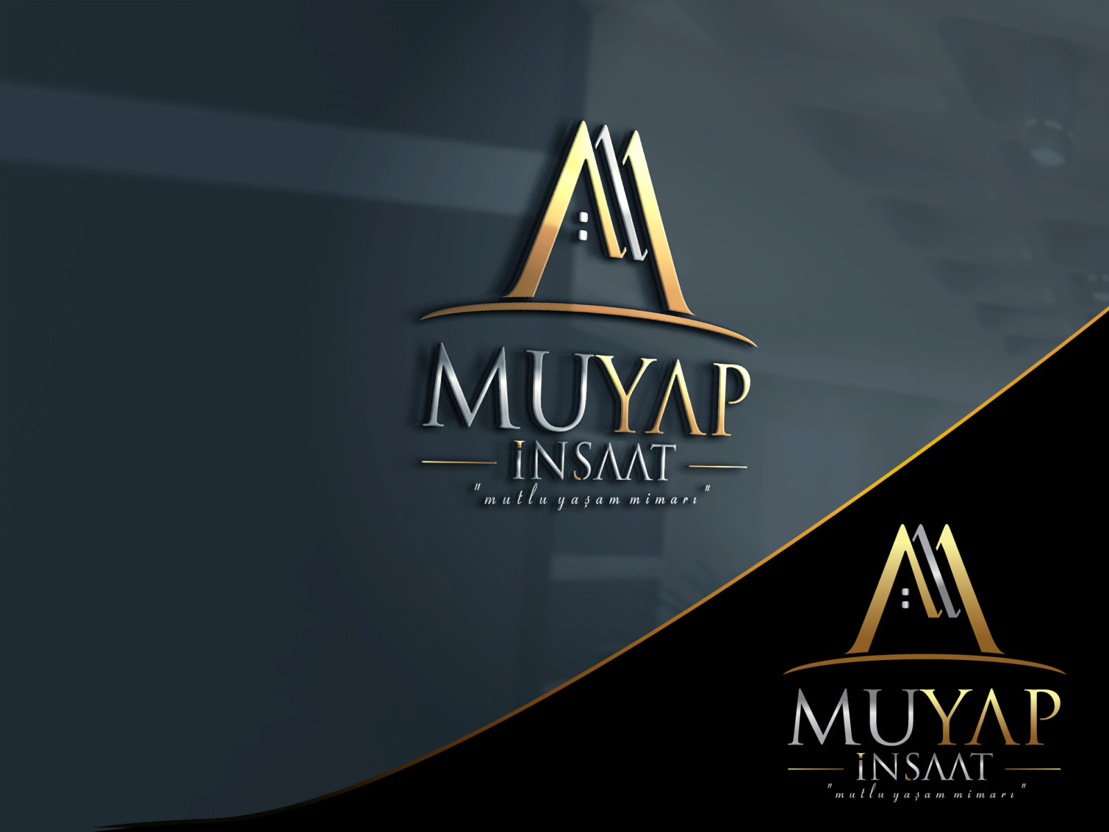 Tasarlayan grfkismail-MUYAP İNŞAAT isimli inşaat firması logo
