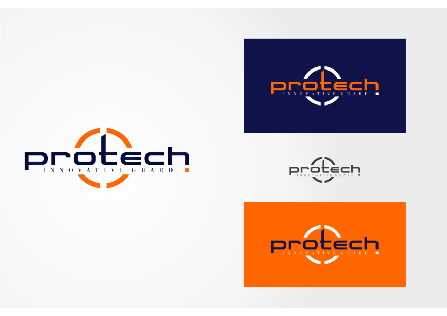 Protech Güvenlik Logo-amblem tasarımı yarışmasına tasarımcı ELORA DESIGN tarafından sunulan  tasarım 