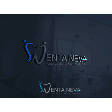 Diş kliniği için logo tasarımı yarışmasına tasarımcı kuzfe35 tarafından sunulan  tasarım 