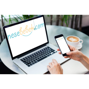 NeşeBebek.com Logo Tasarımı 355x100 px yarışmasına tasarımcı Berk Emre tarafından sunulan  tasarım