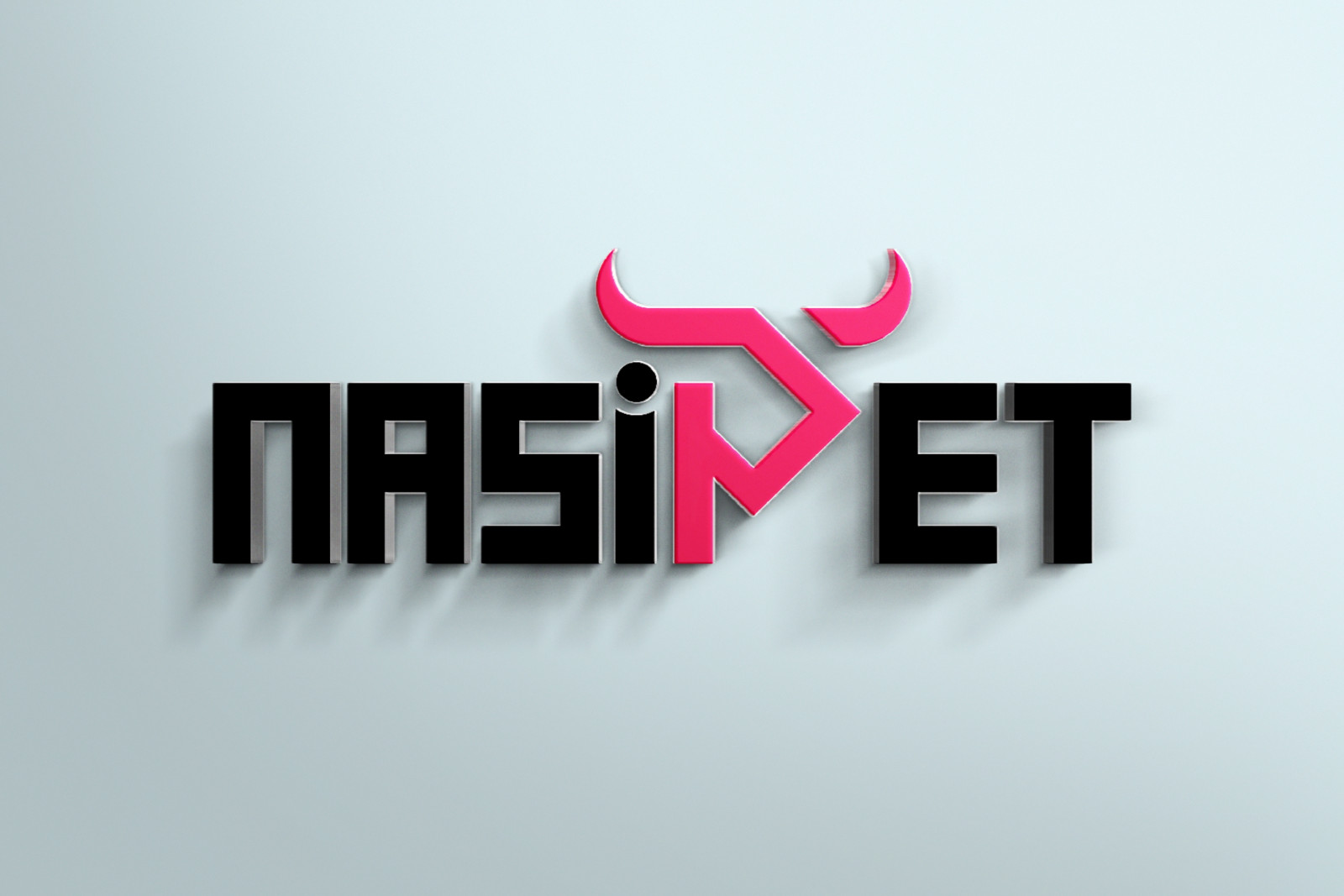 Tasarlayan Mecnun-Kasap dükkanımız için logo