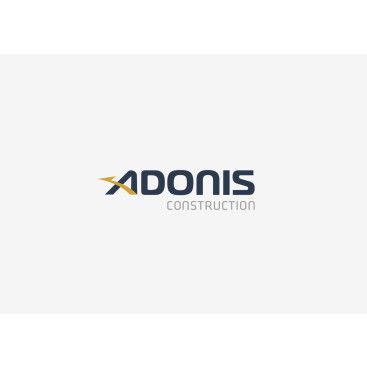 Adonis Construction Logo Tasarımı yarışmasına tasarımcı punto tarafından sunulan  tasarım 