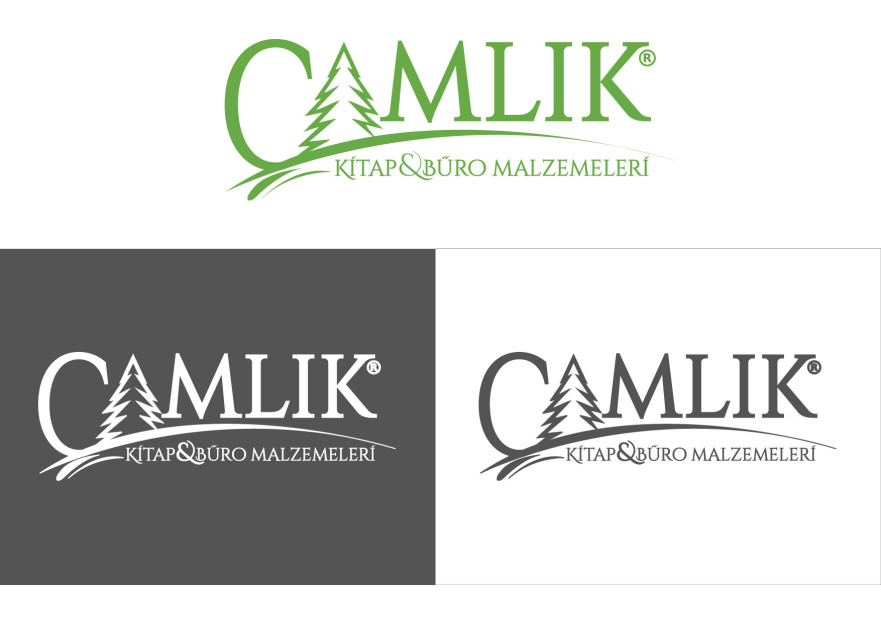 ÇAMLIK KİTAP-KIRTASİYE İÇİN LOGO TASARIM yarışmasına tasarımcı SantaCrea tarafından sunulan  tasarım 