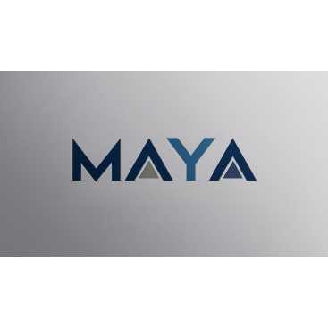 MAYA yazı karakteri ile bir inşaat proje yarışmasına tasarımcı Supreme-Striking tarafından sunulan  tasarım 