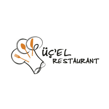 Üç-El Restaurant Kurumsal Kimlik yarışmasına tasarımcı nuruveyik tarafından sunulan  tasarım 