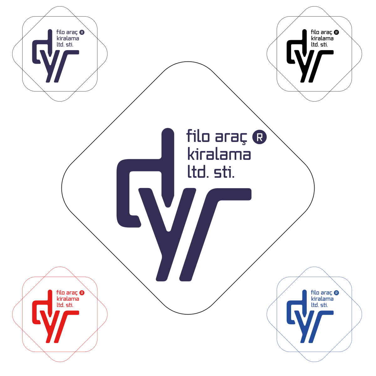 Tasarlayan Flu Medya™-Dyr Filo Logo ve Kurumsal Kimlik