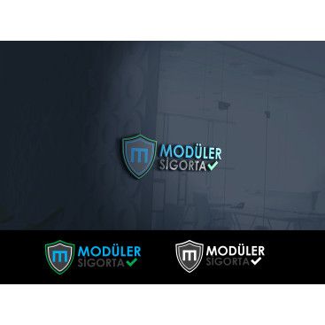 Modüler Sigorta Logo Tasarımı yarışmasına tasarımcı SZR Graphic Design tarafından sunulan  tasarım 