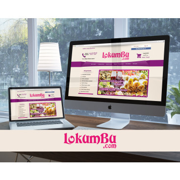 Lokumun yeni merkezi LokumBu.com'a Logo yarışmasına tasarımcı Felluche™ tarafından sunulan  tasarım 