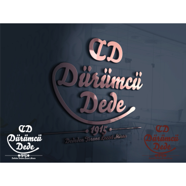 Sade ve klas bir tabela  yarışmasına tasarımcı İshakgndgd tarafından sunulan  tasarım 