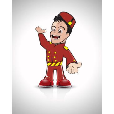 Otel Grubu için Maskot Tasarım Yarışması yarışmasına tasarımcı mrebzkrt tarafından sunulan  tasarım 