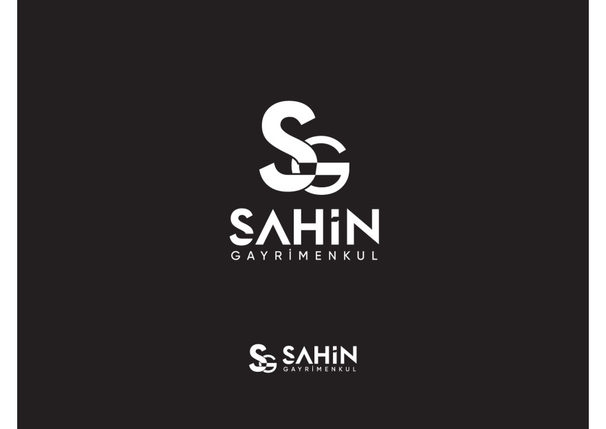 Şahin Gayrimenkul Logo + Kurumsal Kimlik yarışmasına tasarımcı DesignerA tarafından sunulan  tasarım 