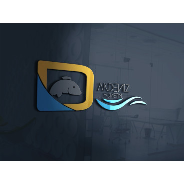 AKDENİZ YÖNETİM LOGO TASARIMI yarışmasına tasarımcı LogoMerkezi.com tarafından sunulan  tasarım 