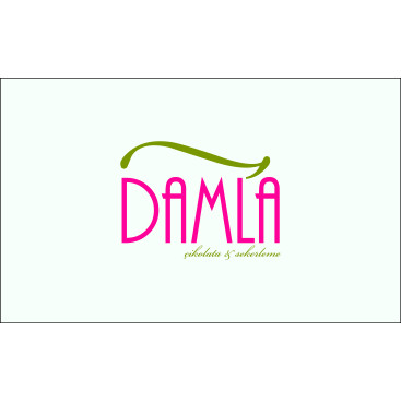 DAMLA Çikolata ve Şekerleme logo tasarım yarışmasına tasarımcı sila_ tarafından sunulan  tasarım 