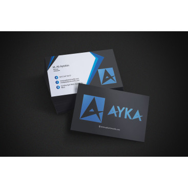 Kartvizit tasarımı yarışmasına tasarımcı Adnan ALTUN tarafından sunulan  tasarım 