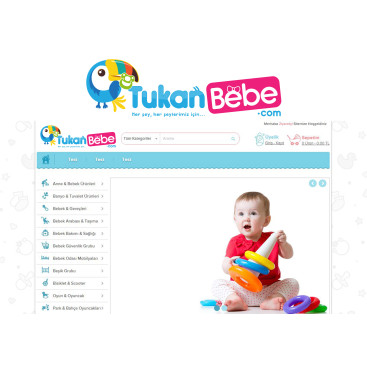 TUKANBEBE yarışmasına tasarımcı 1Alem tarafından sunulan  tasarım 