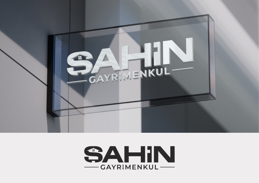 Şahin Gayrimenkul Logo + Kurumsal Kimlik yarışmasına tasarımcı MS™ tarafından sunulan  tasarım 