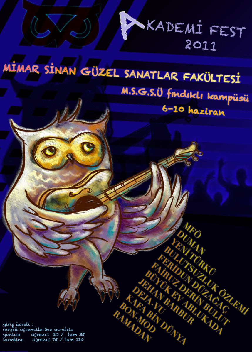Tasarlayan tugbaaa-Akademifest 2011 Afiş Tasarımı