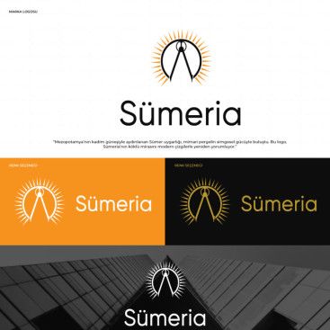 Sümeria inşaat anonim şirketi yarışmasına tasarımcı AYATA tarafından sunulan  tasarım 