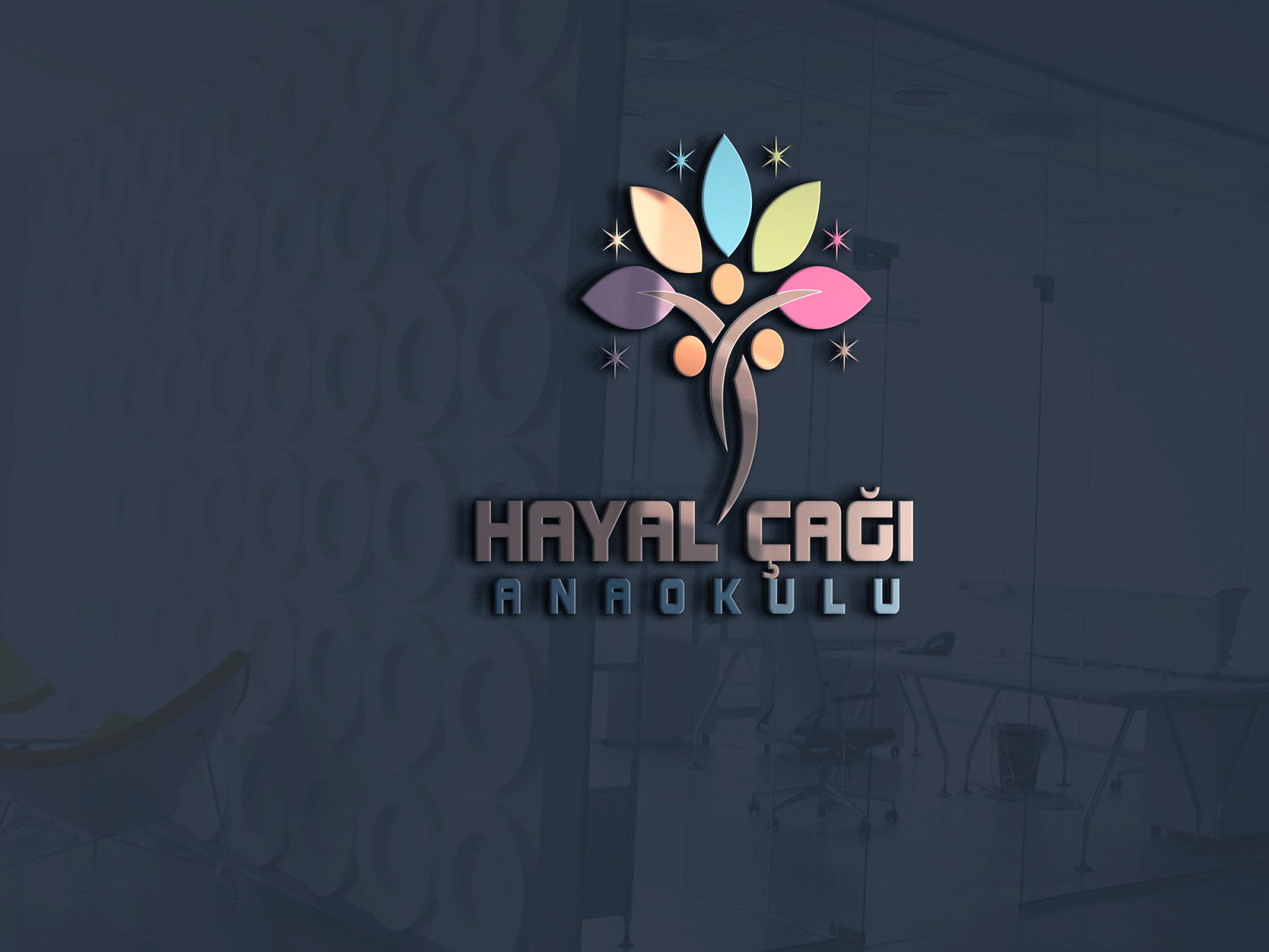 Tasarlayan elifgrafikdesign-Anaokulu Logosu