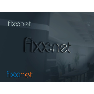 fixx.net sigorta logo amblem çalışması yarışmasına tasarımcı grfkismail tarafından sunulan  tasarım 