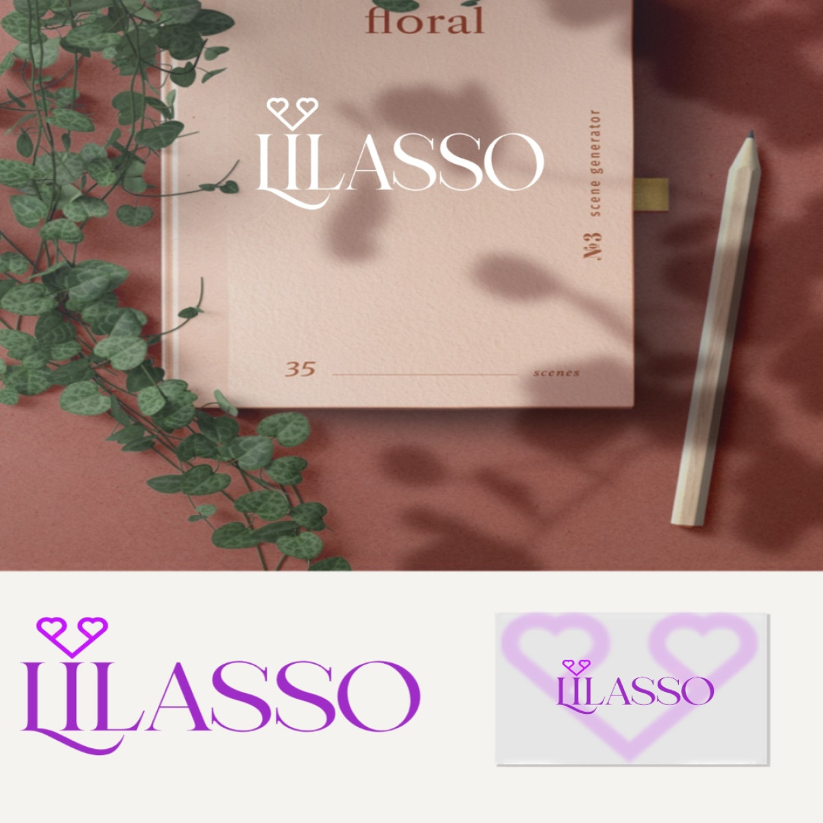 Tasarlayan muka production-''LİLASSO'' MARKASI İÇİN LOGO-KARTVİZİT