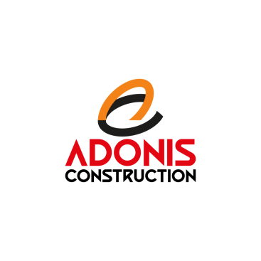 Adonis Construction Logo Tasarımı yarışmasına tasarımcı rldesigneo tarafından sunulan  tasarım 