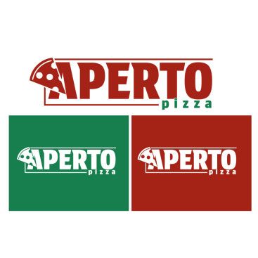APERTO PİZZA LOGOSUNU ARIYOR yarışmasına tasarımcı kuzfe35 tarafından sunulan  tasarım 